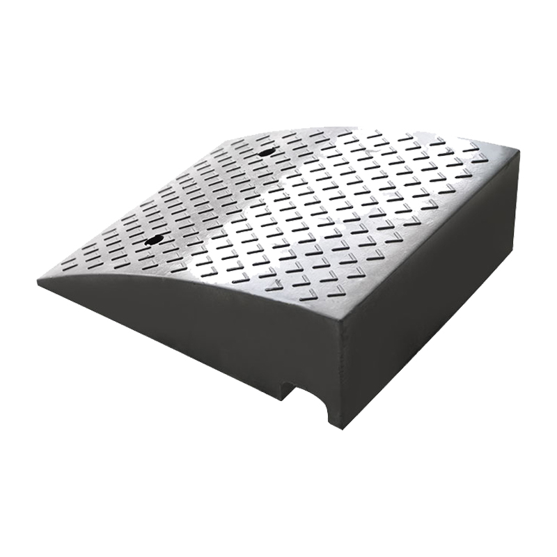 درپوش چرخ پارکینگ سطح شیبدار حاشیه پلاستیکی 9F لاستیک پی وی سی خودرو ویلچر سطح شیبدار کرب پلاستیکی